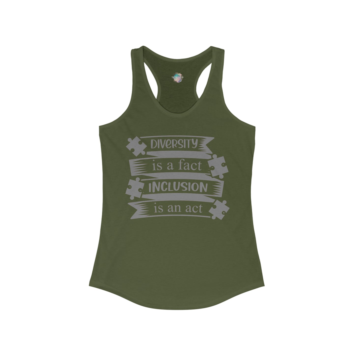 Inclusion Act Women's Ideal Racerback Tank