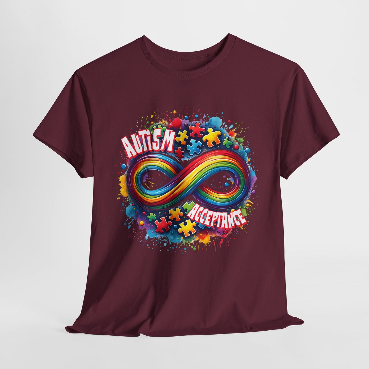 Autism Acceptance Unisex Heavy Cotton Tee