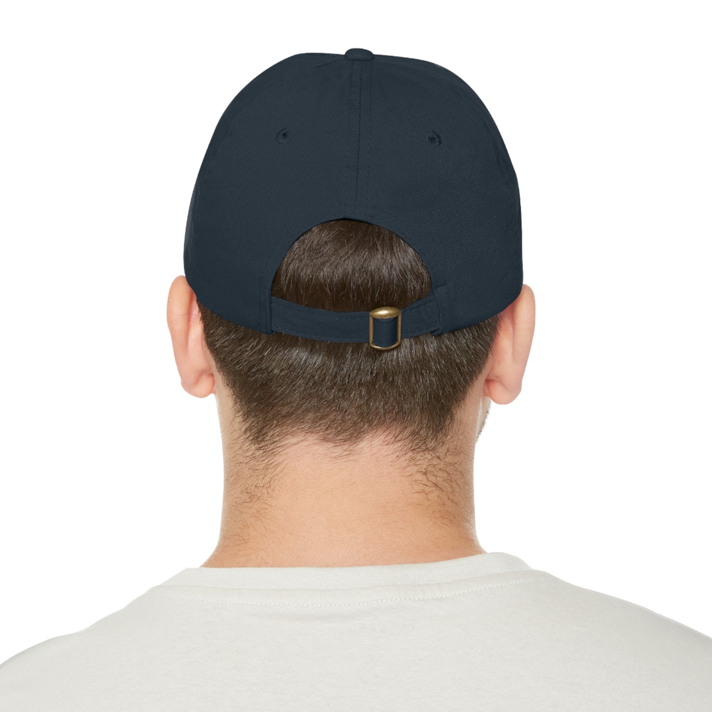 Autism Accept Dad Hat with Leather Patch (Rectangle)