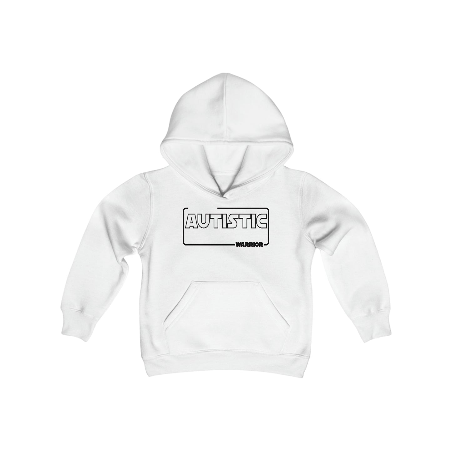 Autistic Warrior Youth Heavy Blend Hooded Sweatshirt