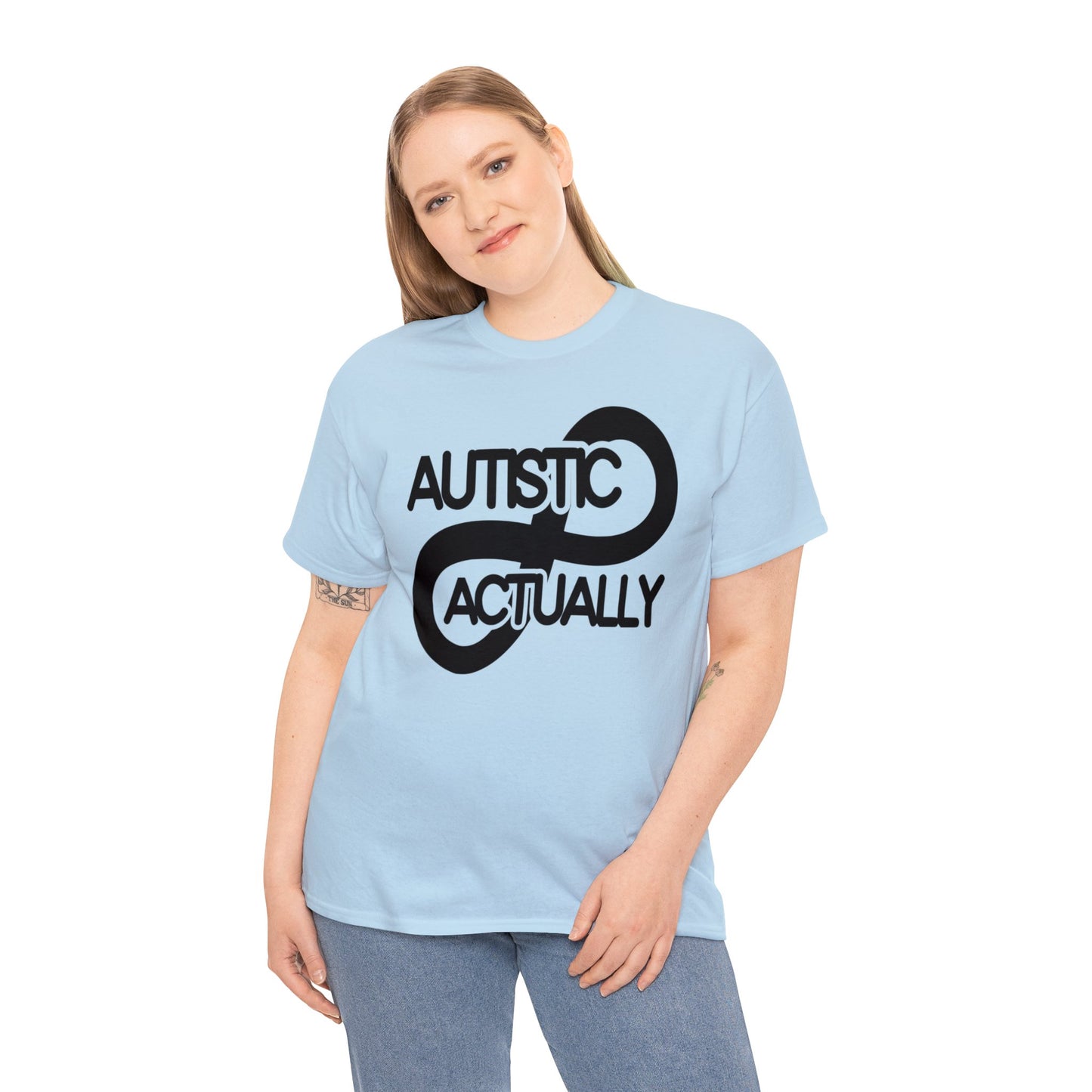 Actually Autistic Unisex Heavy Cotton Tee