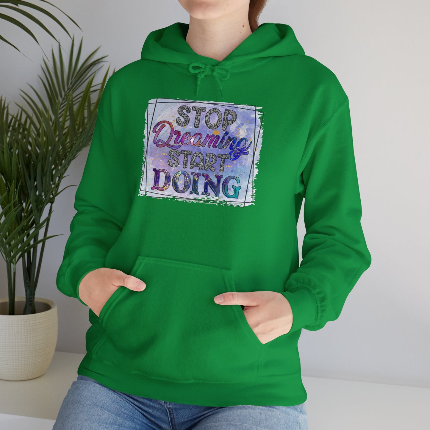 Stop Dreaming Unisex Heavy Blend™ Hooded Sweatshirt