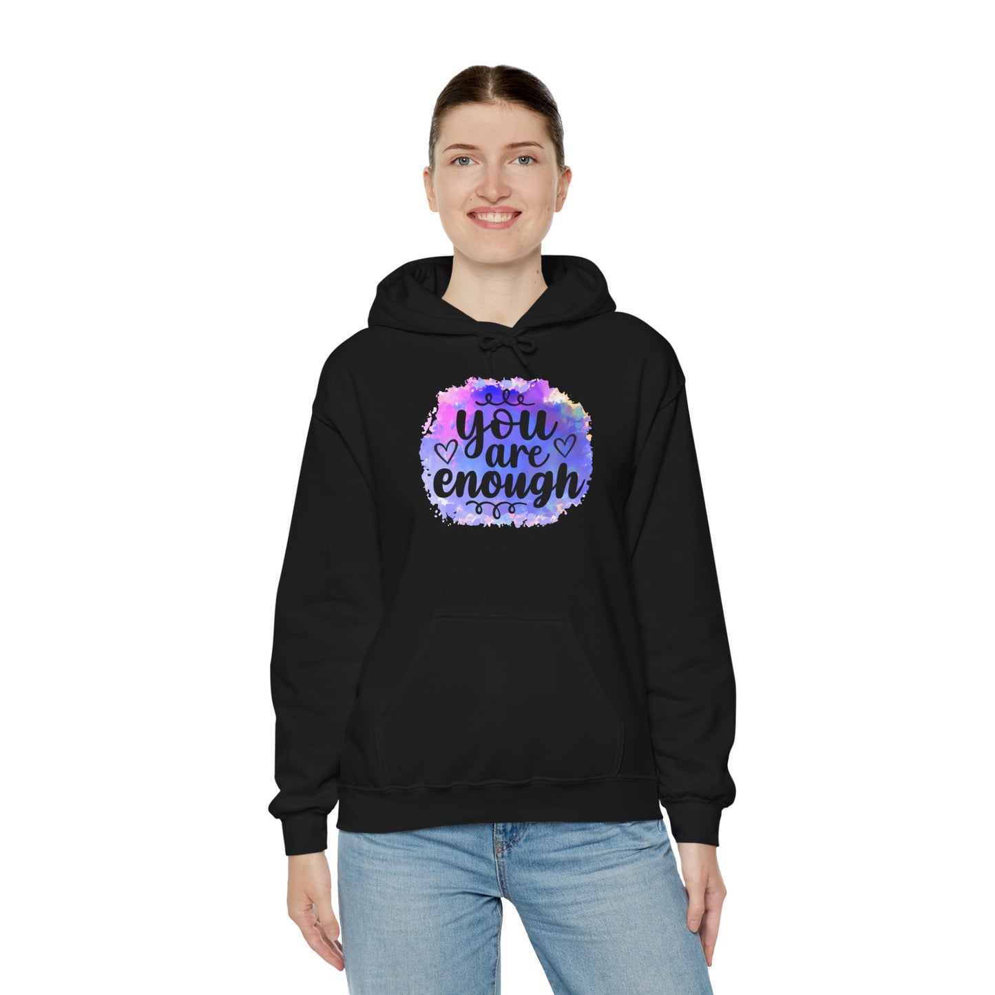 You are enough Unisex Heavy Blend™ Hooded Sweatshirt