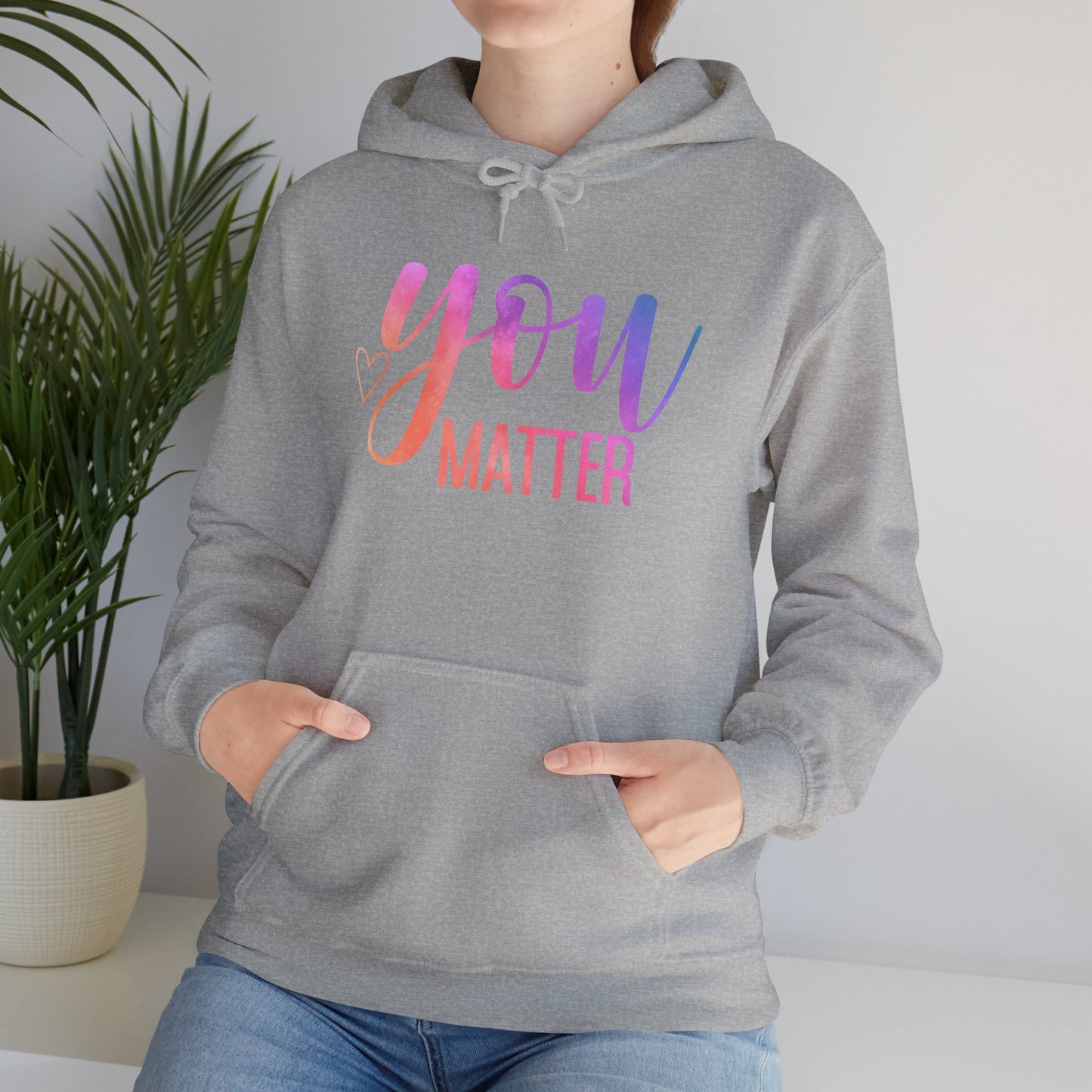 You Matter Unisex Heavy Blend™ Hooded Sweatshirt