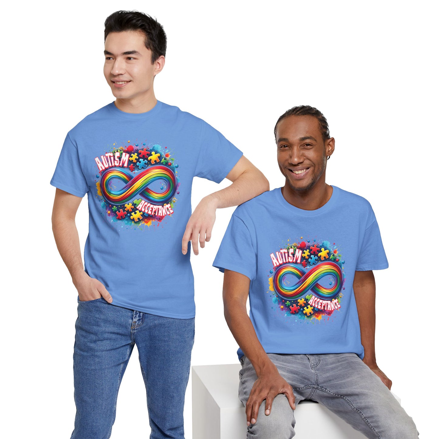 Autism Acceptance Unisex Heavy Cotton Tee