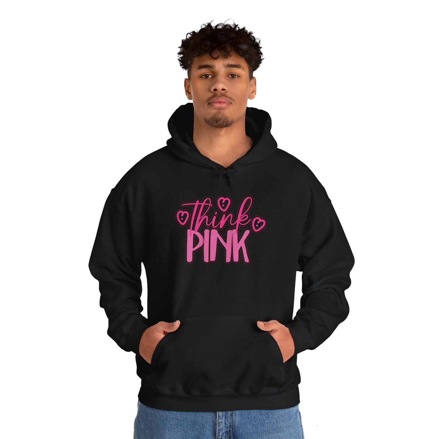 Think Pink Unisex Heavy Blend™ Hooded Sweatshirt