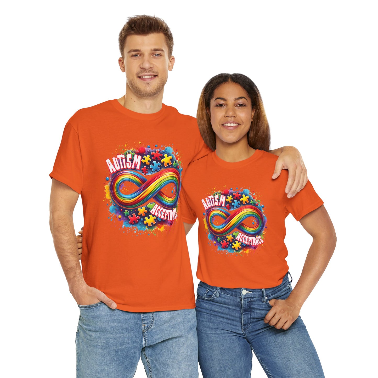 Autism Acceptance Unisex Heavy Cotton Tee