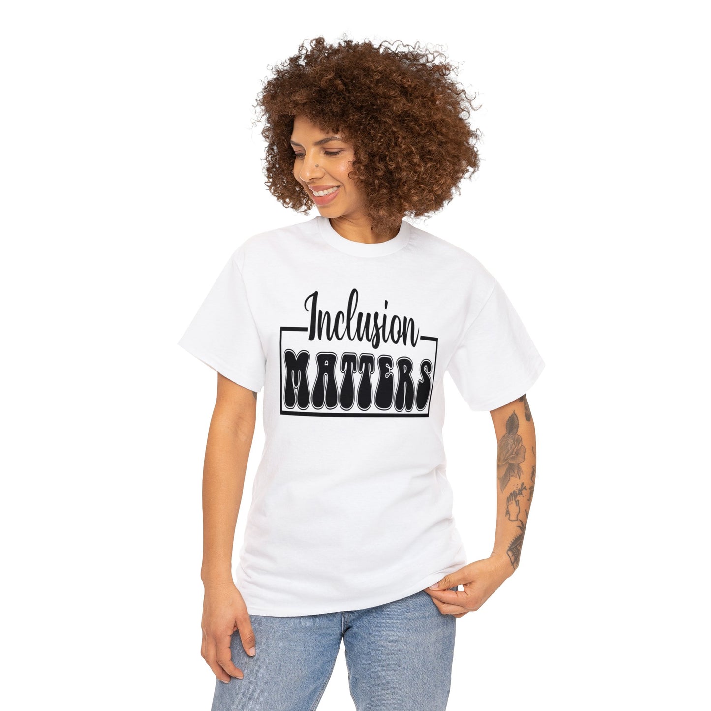 Inclusion Matters Unisex Heavy Cotton Tee