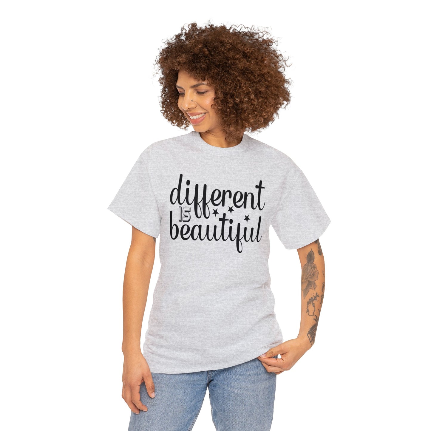 Different is Beautiful Unisex Heavy Cotton Tee