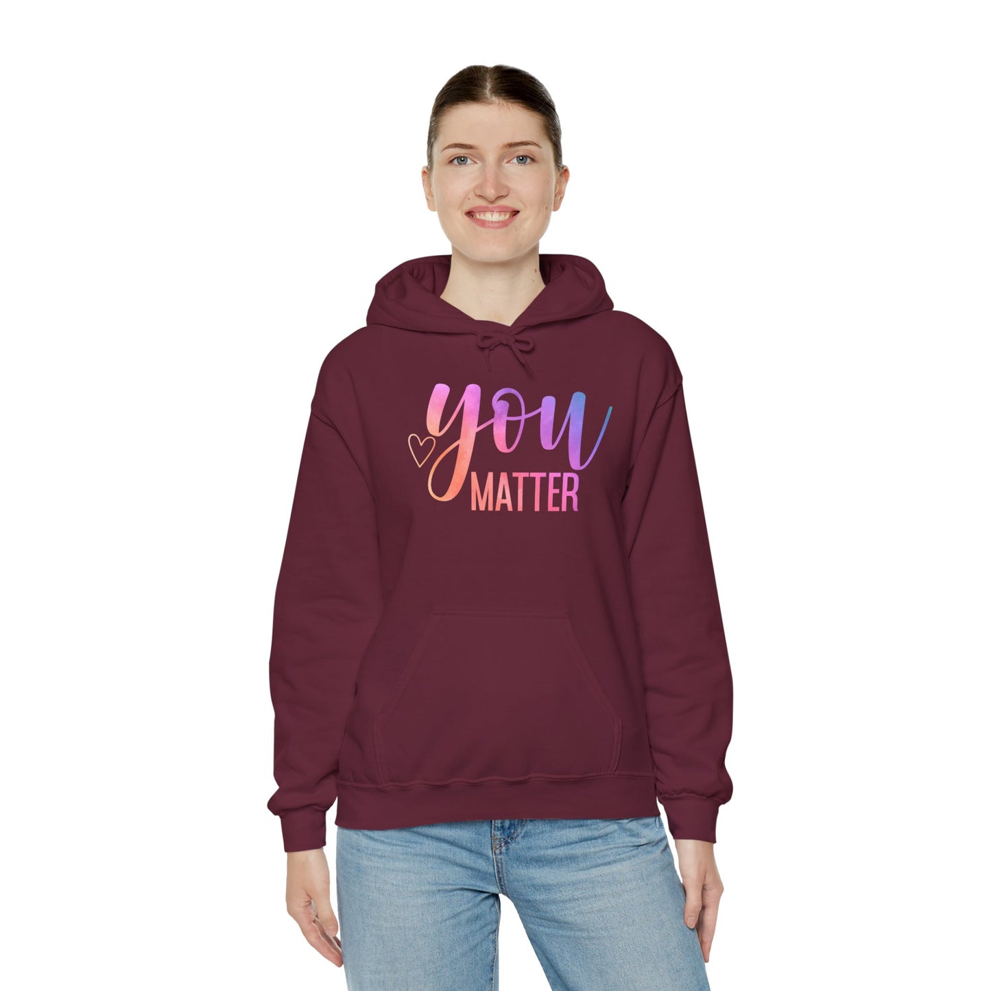 You Matter Unisex Heavy Blend™ Hooded Sweatshirt