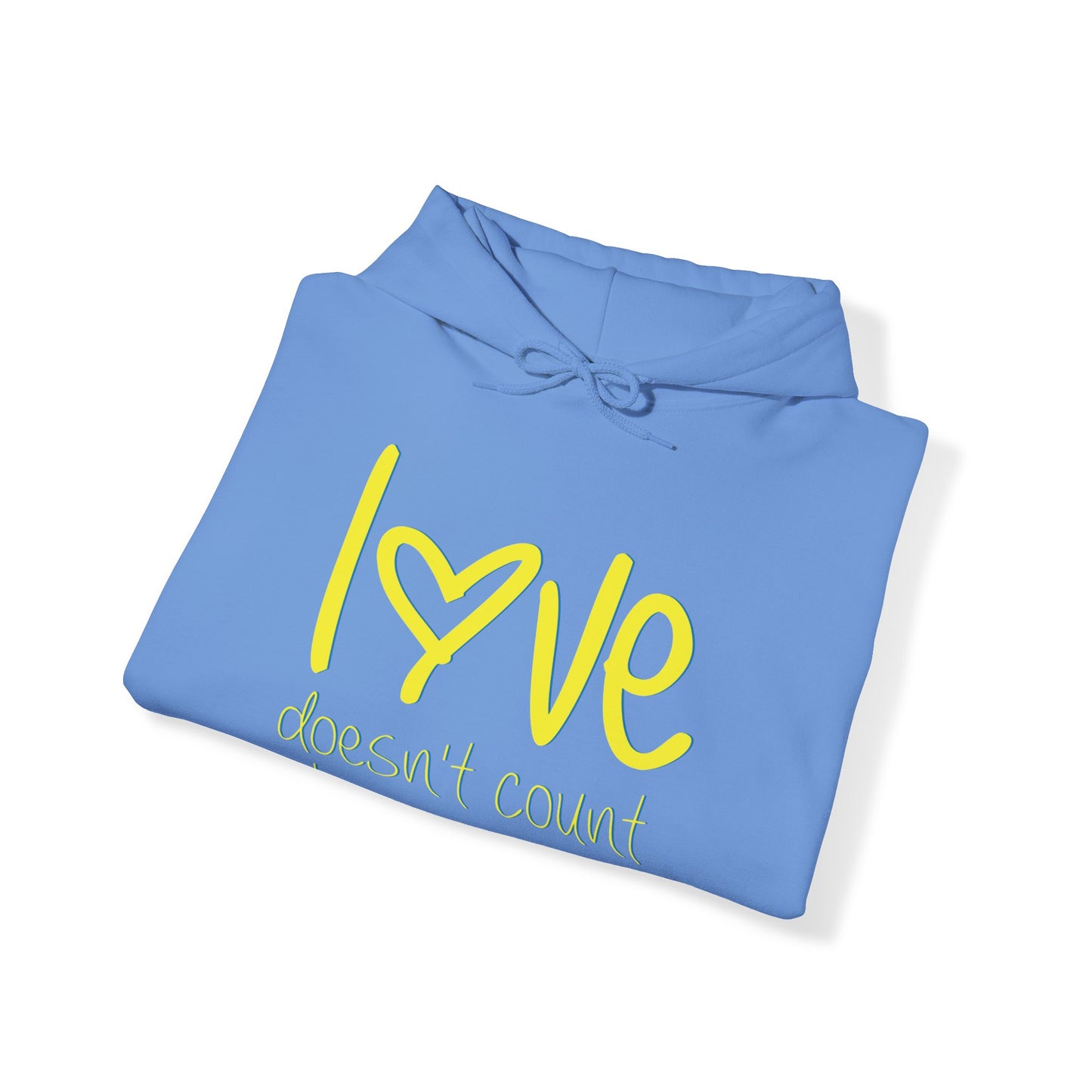 Love doesn't count chromosomes Unisex Heavy Blend™ Hooded Sweatshirt