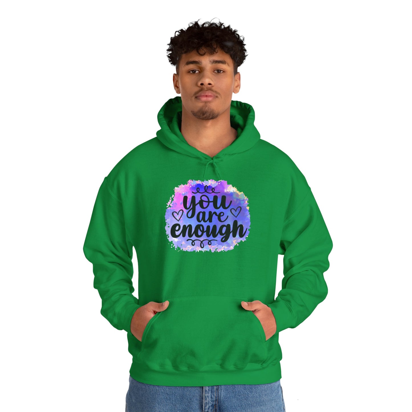 You are enough Unisex Heavy Blend™ Hooded Sweatshirt