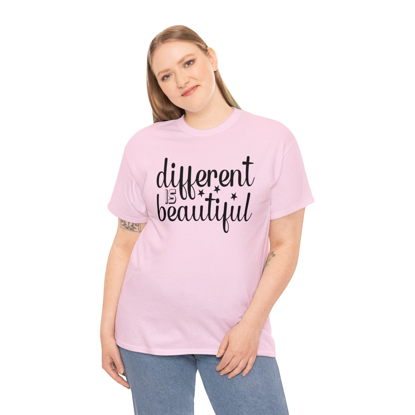 Different is Beautiful Unisex Heavy Cotton Tee