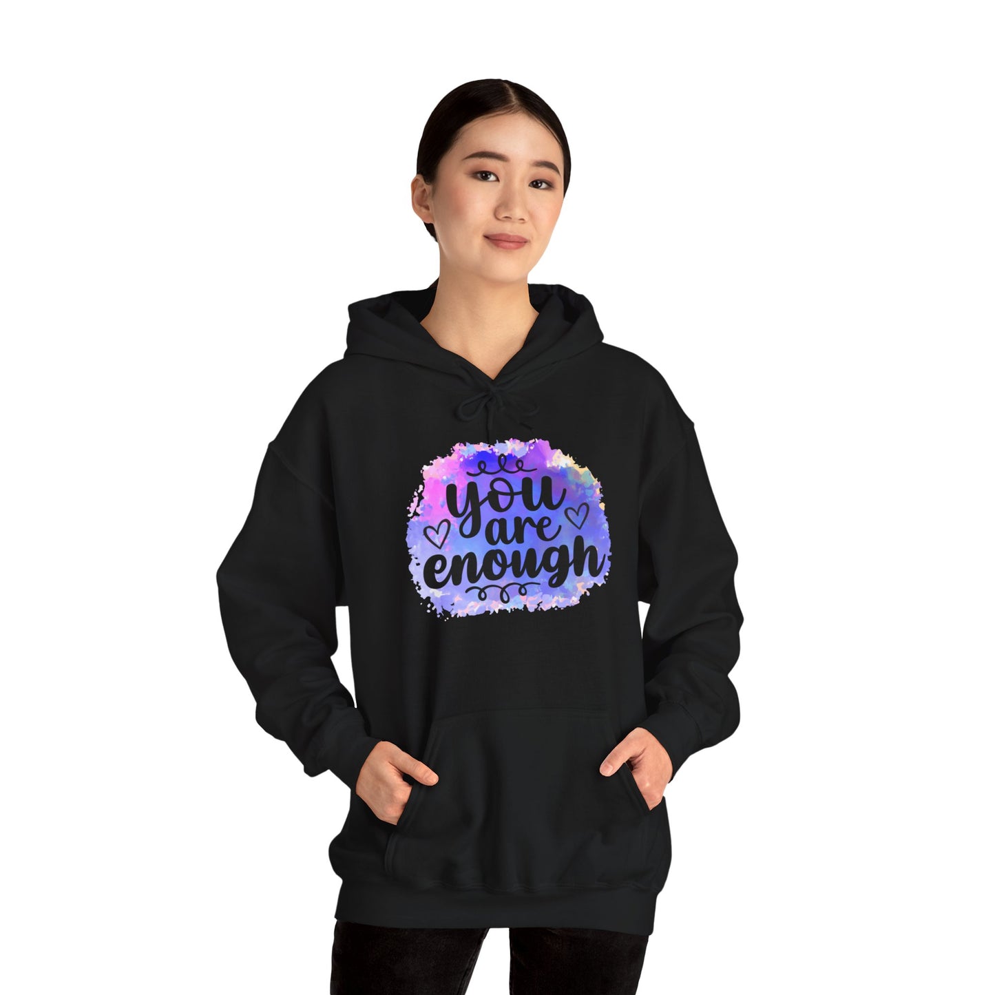 You are enough Unisex Heavy Blend™ Hooded Sweatshirt