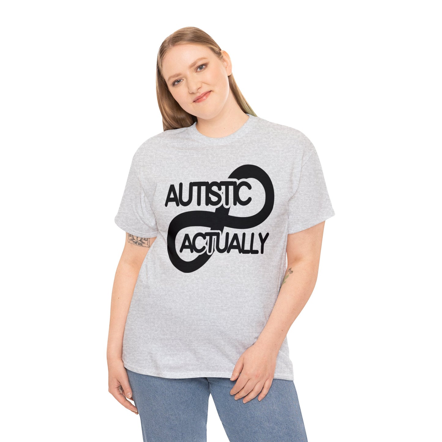 Actually Autistic Unisex Heavy Cotton Tee