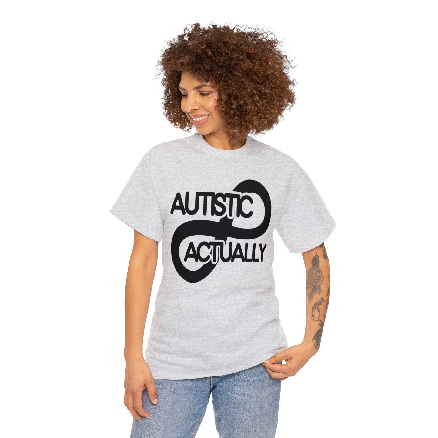 Actually Autistic Unisex Heavy Cotton Tee