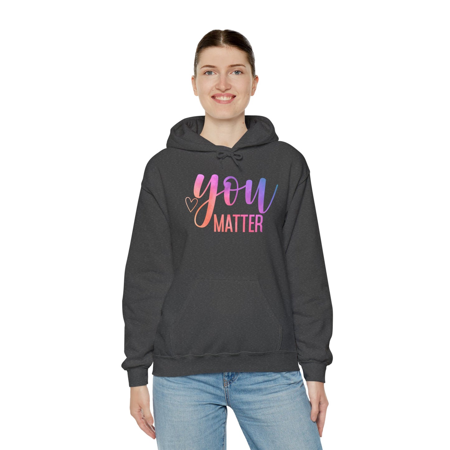 You Matter Unisex Heavy Blend™ Hooded Sweatshirt