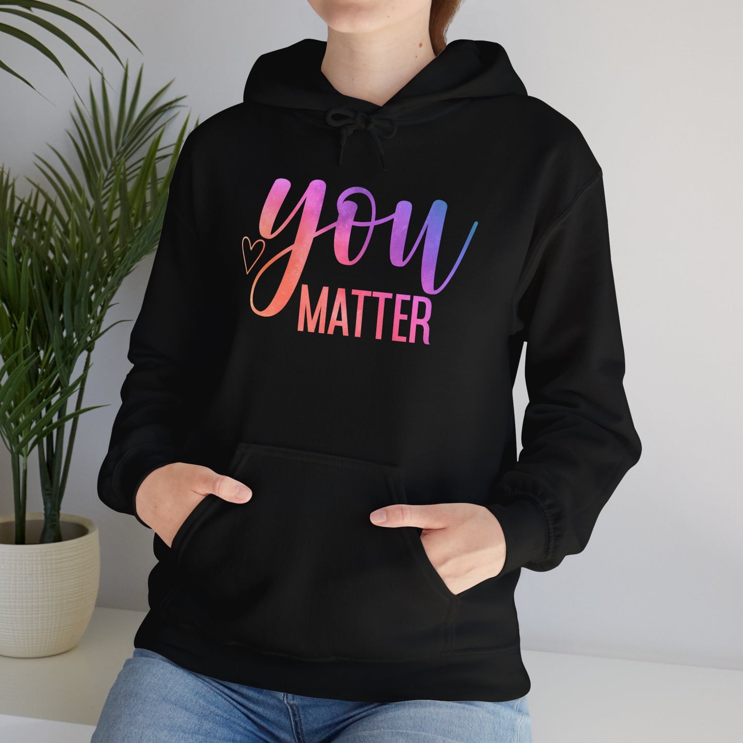 You Matter Unisex Heavy Blend™ Hooded Sweatshirt