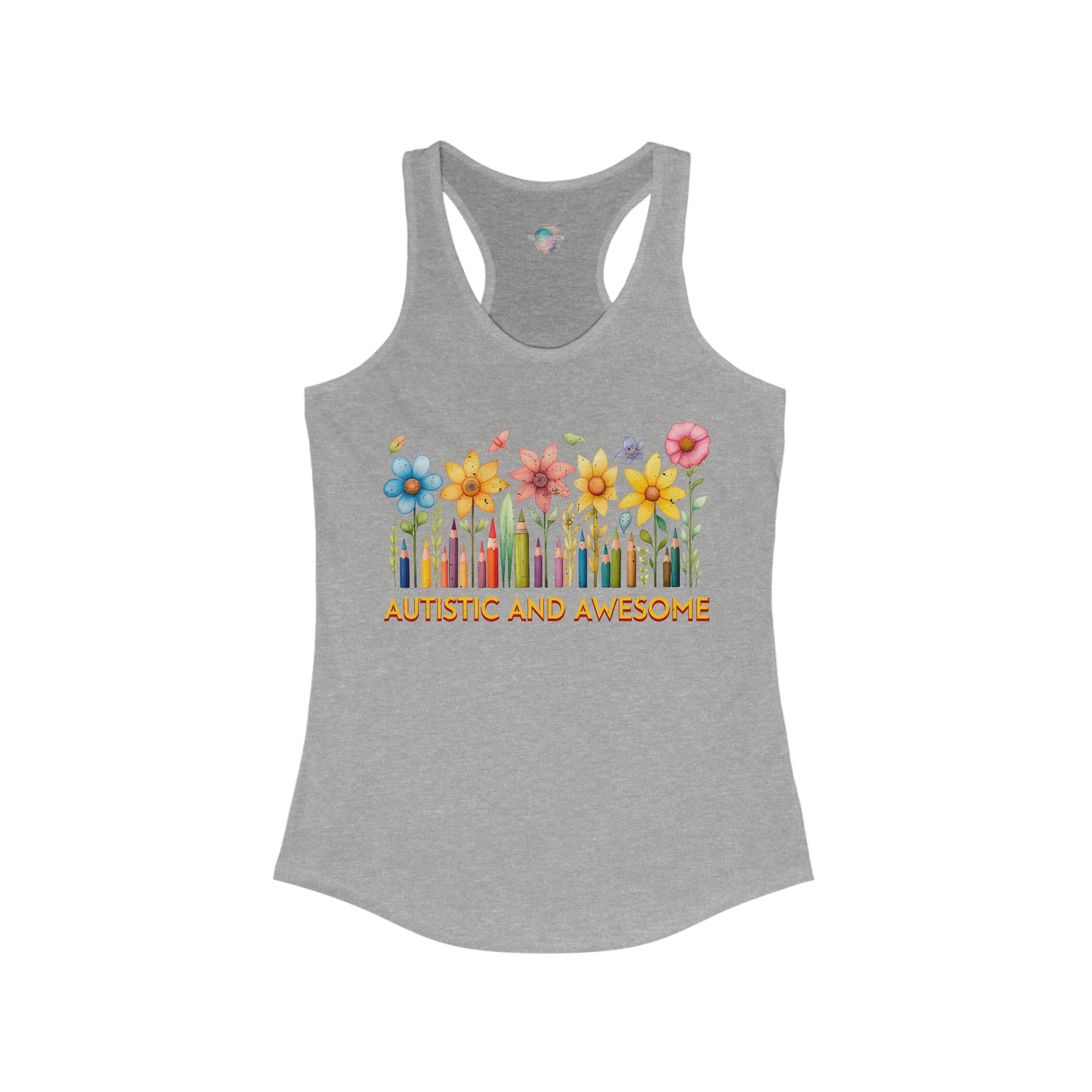 Autistic and Awesome Women's Ideal Racerback Tank