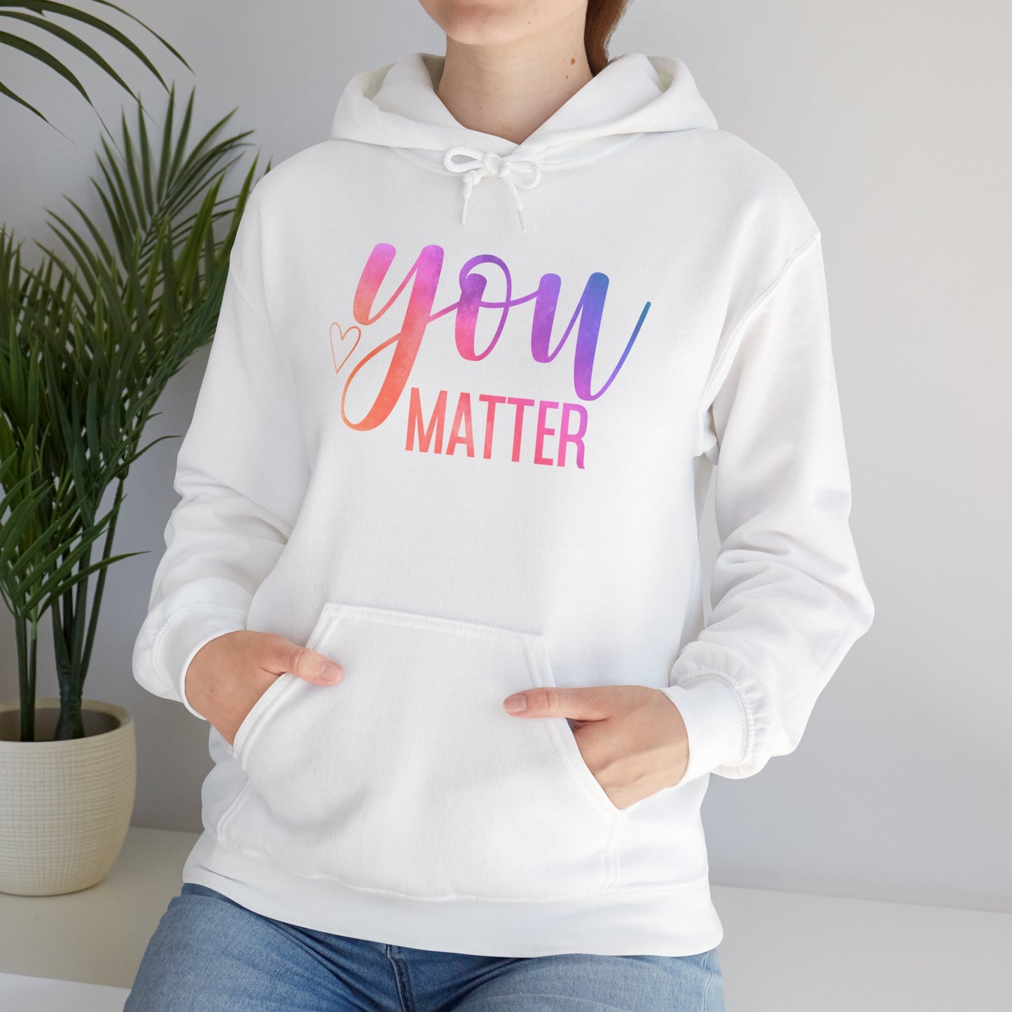 You Matter Unisex Heavy Blend™ Hooded Sweatshirt