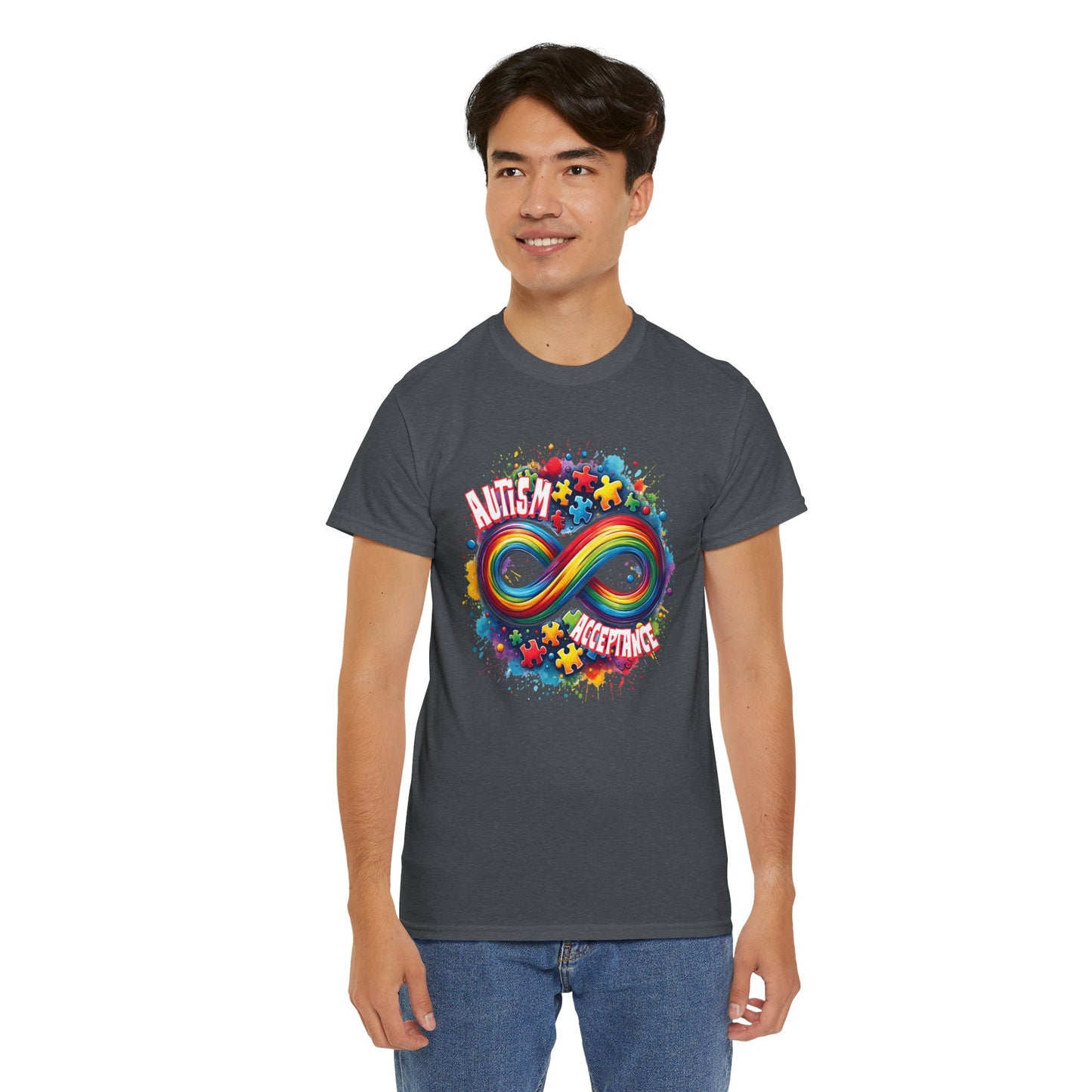 Autism Acceptance Unisex Heavy Cotton Tee