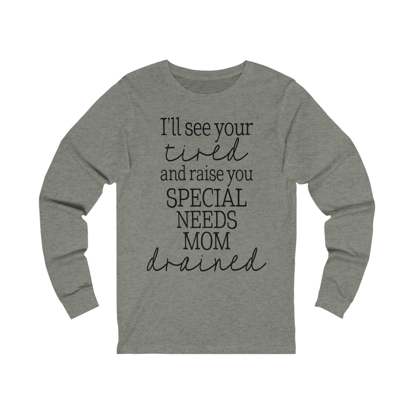 Special Needs Unisex Jersey Long Sleeve Tee