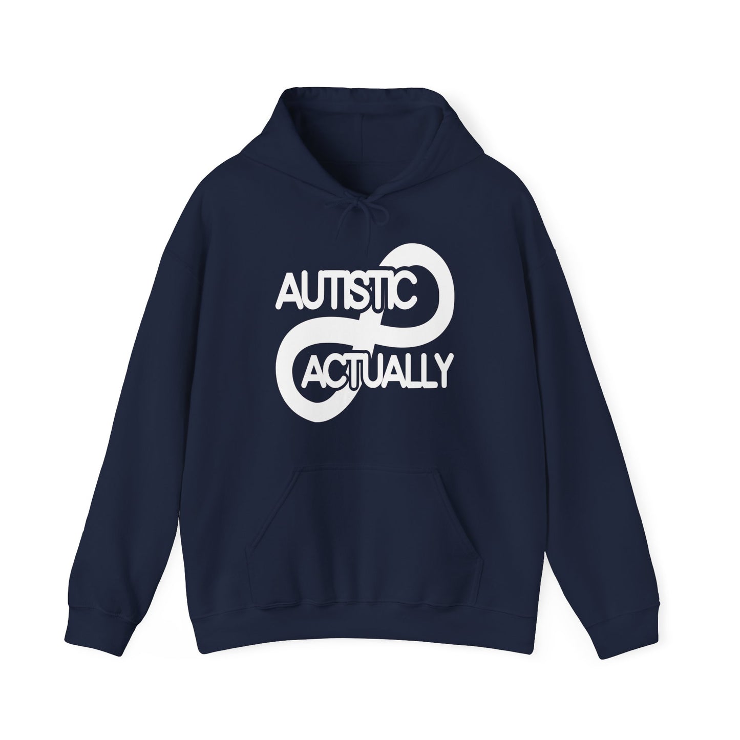 Actually Autistic Unisex Heavy Blend™ Hooded Sweatshirt