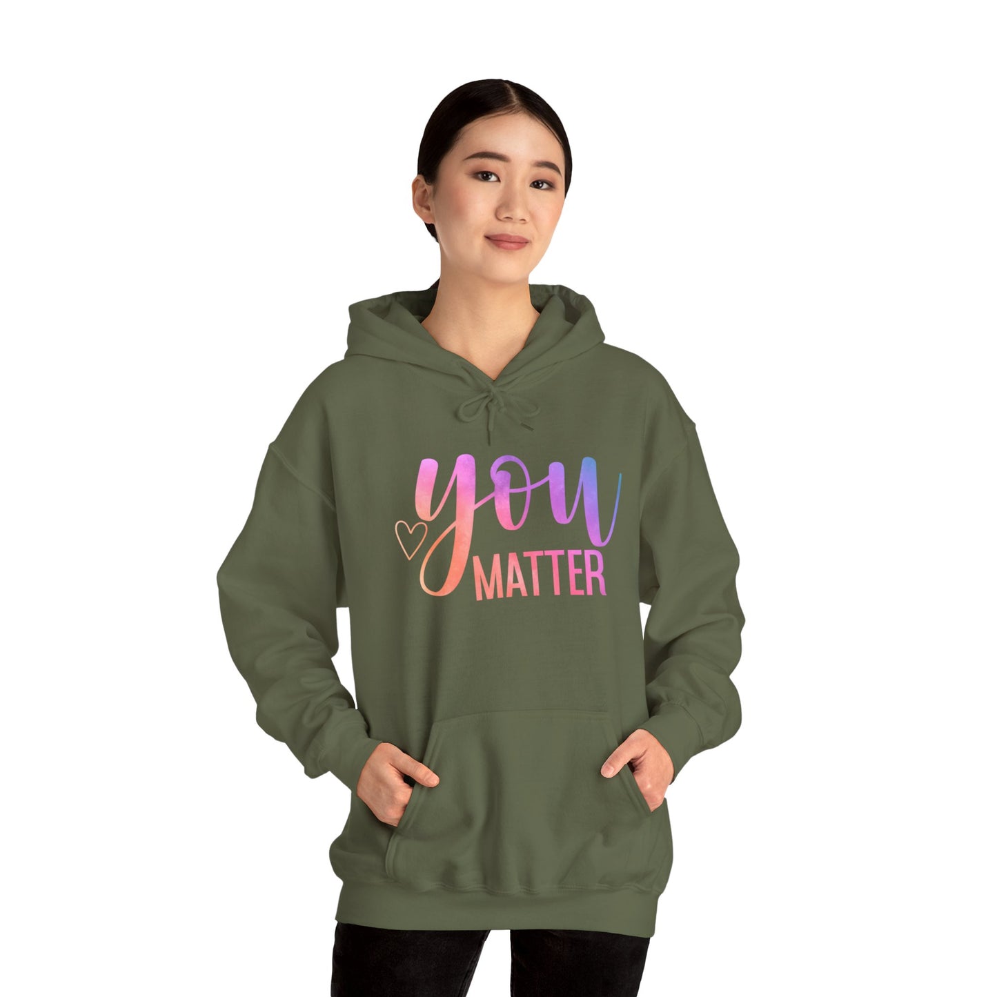 You Matter Unisex Heavy Blend™ Hooded Sweatshirt