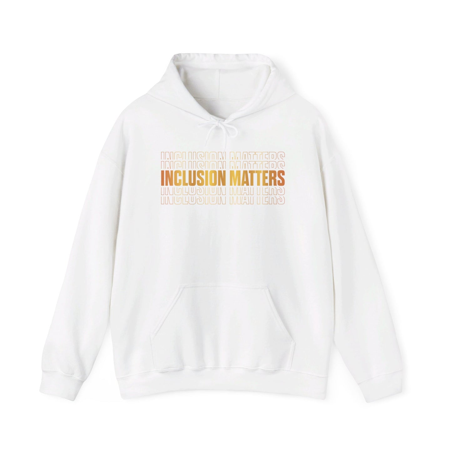 Inclusion Matters Gold Unisex Heavy Blend™ Hooded Sweatshirt