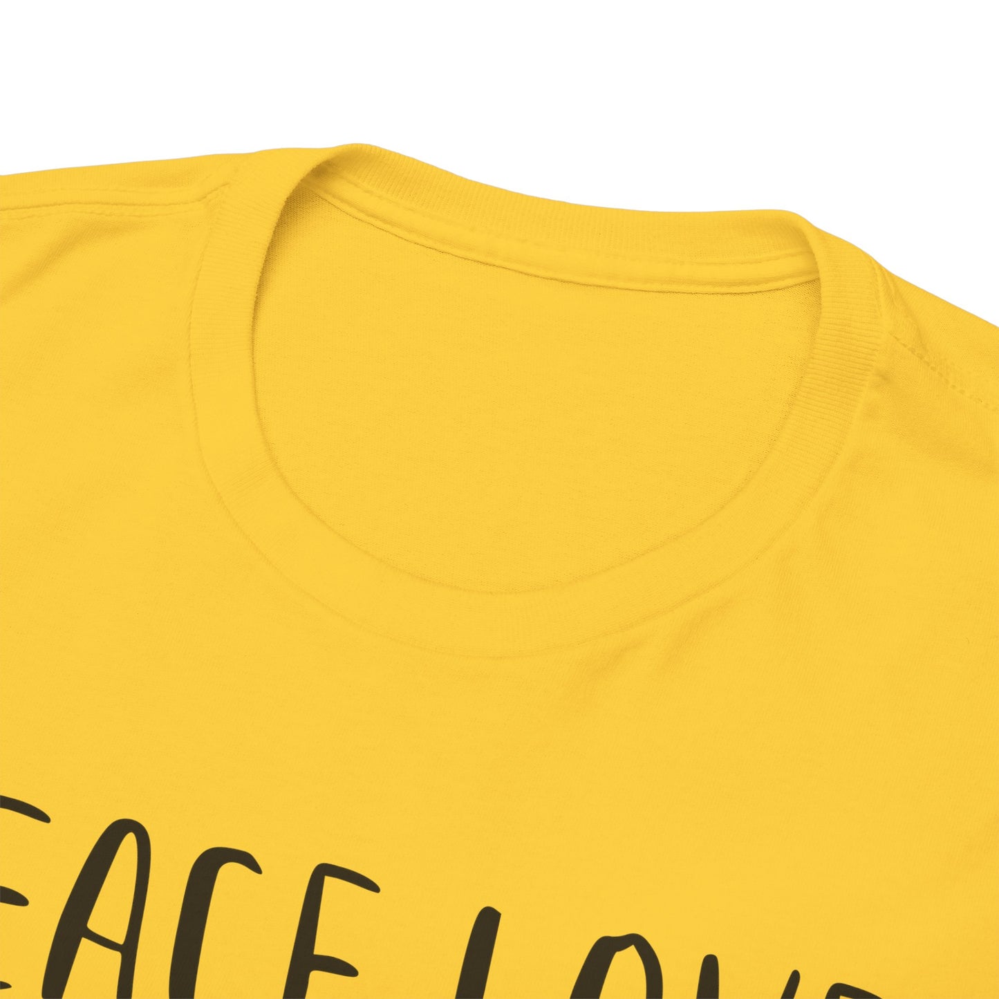 Autism Peace Love Inclusion Unisex Heavy Cotton Tee